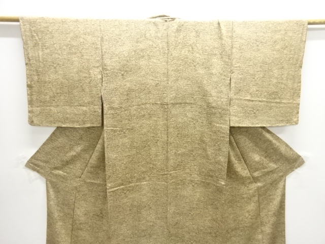  大正ロマン　紋錦紗抽象模様着物